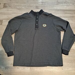Antigua NFL Greenbay Packers Men's Gray Pullover Long Sleeve Sweater Size XL